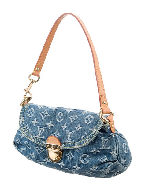 louis vuitton denim mini pleaty bag|louis vuitton monogram denim bag.